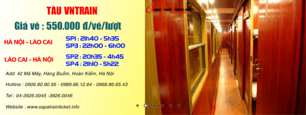 SapaTrainTicket.info is the reputable place to booking Sapa train tickets